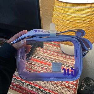 Urban decay transparent crossbody bag